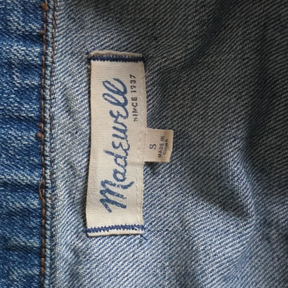 Madewell Classic Blue Jean Jacket Size S - Picture 6 of 9